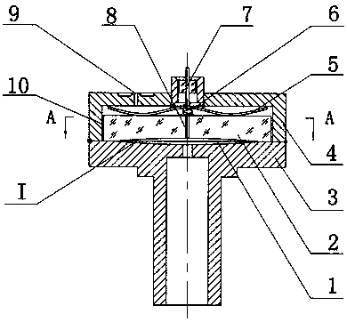 Assembled type fixed electrode capacitive pressure sensor