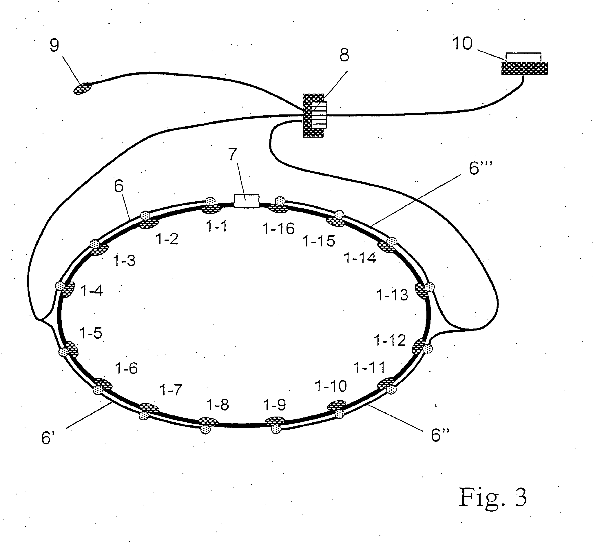 Electrode belt for carrying out electrodiagnostic procedures on the human body