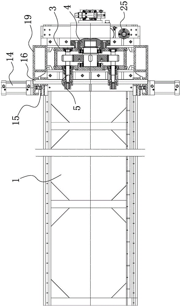 Machine for dismounting small nuts of fixed end plate by pipe mold