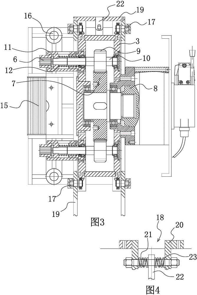 Machine for dismounting small nuts of fixed end plate by pipe mold