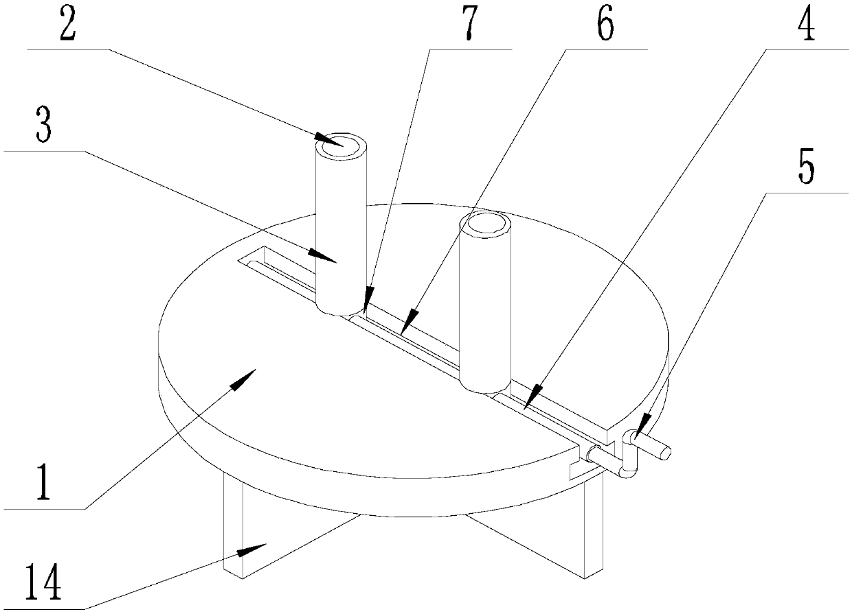 Wire rod storage device applied to construction engineering