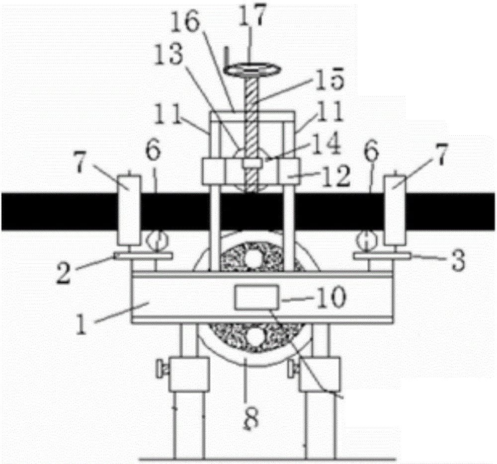 Printing device for surface of cable sheath