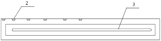 A temperature uniformity detection device for a conveyor belt vulcanizer