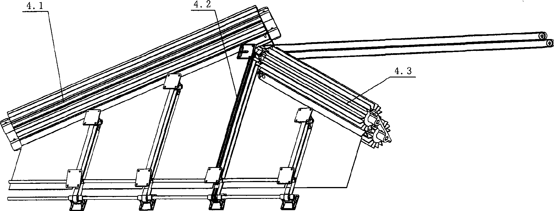 Ramie combine harvester