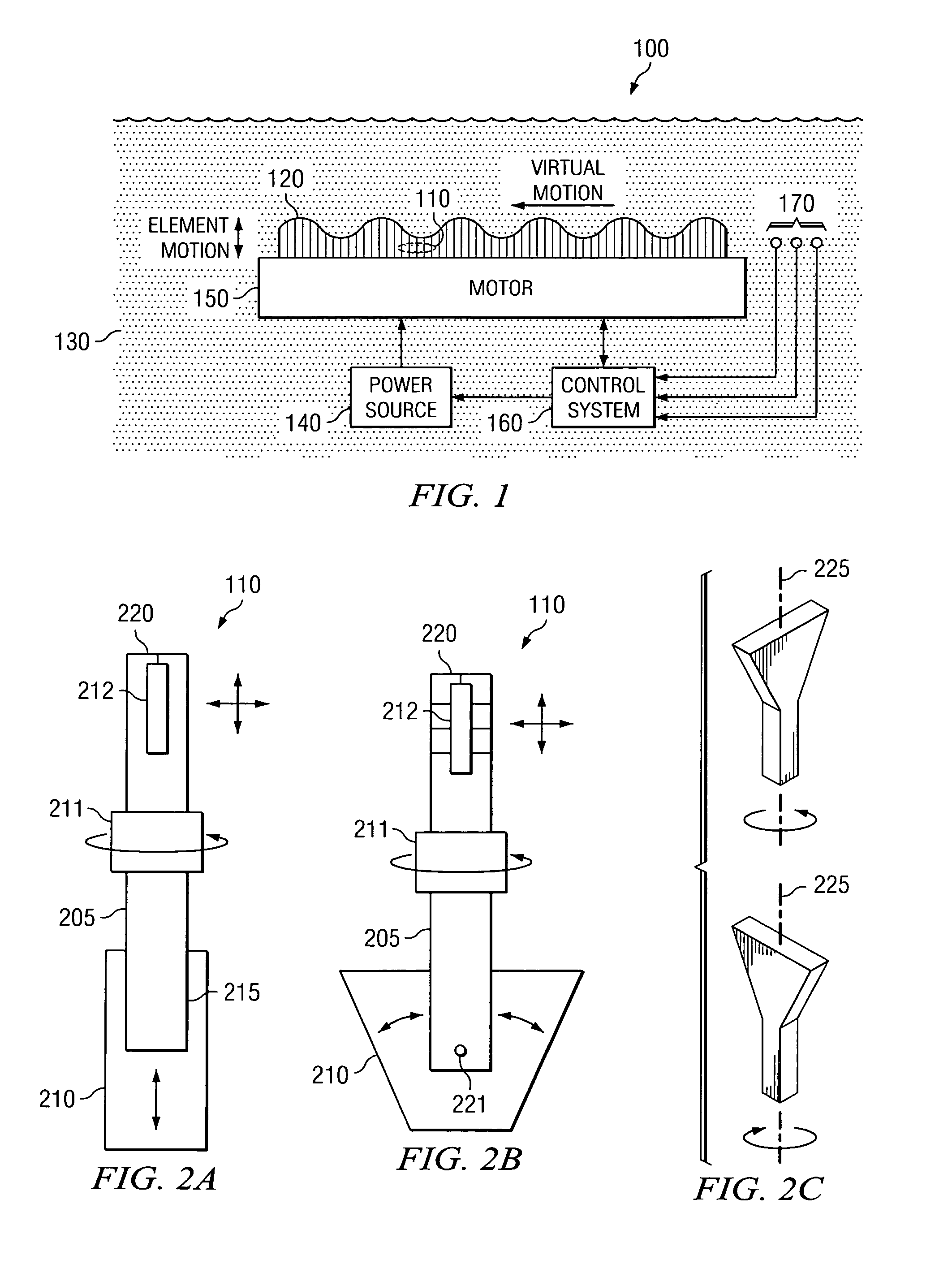 Linear propulsor with radial motion