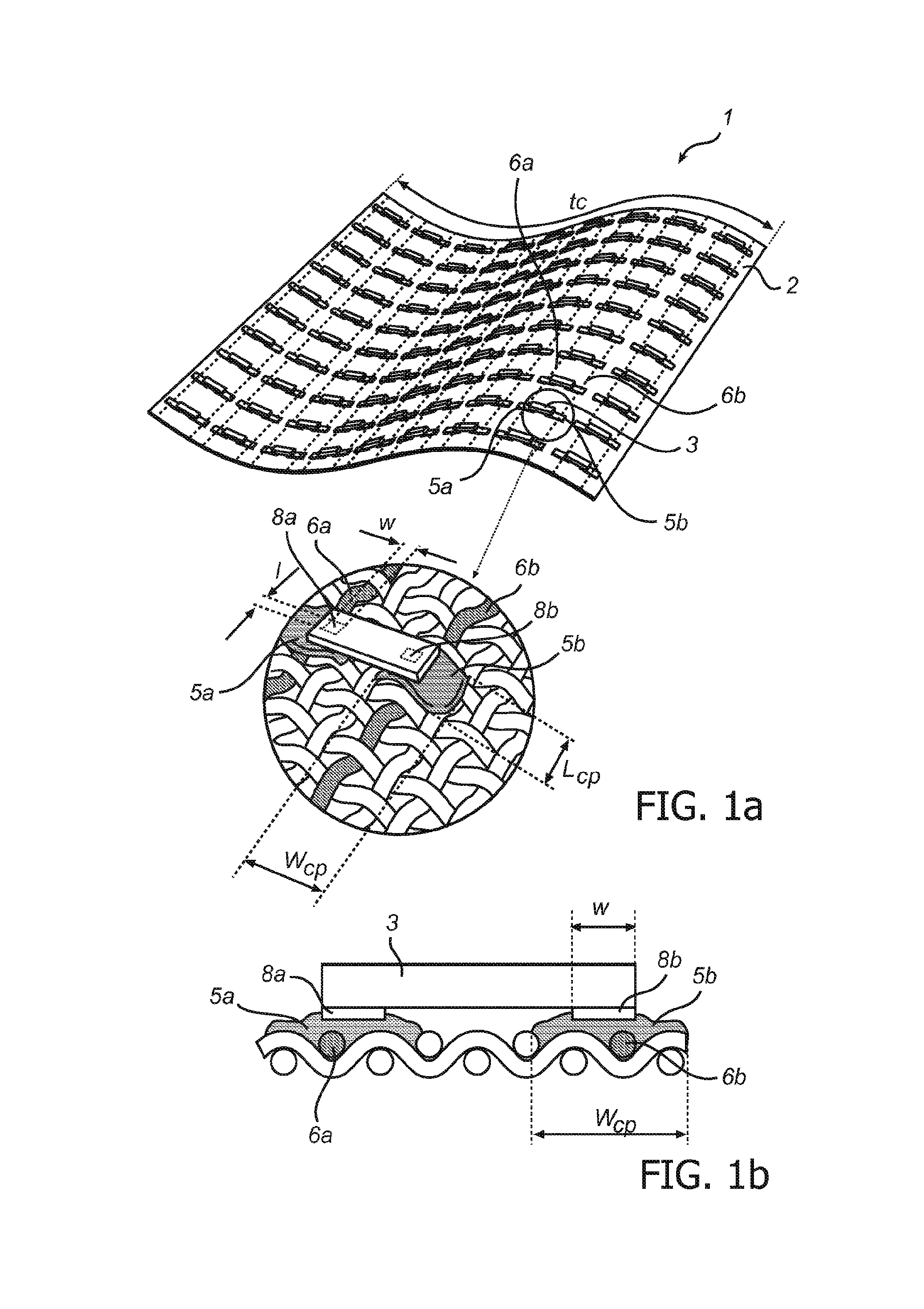 Electronic textile and method of manufacturing an electronic textile