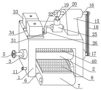 Corrugated board rolling shaft power gluing device