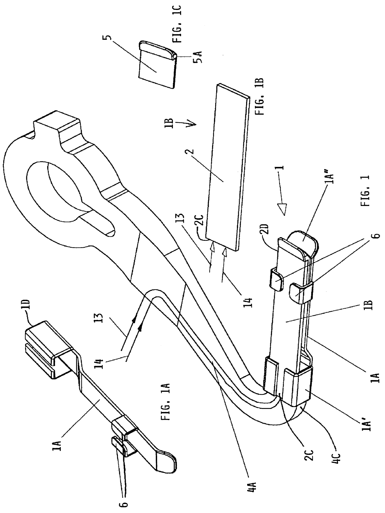 Controllable weft thread presenting and clamping apparatus including an actuated clamp element