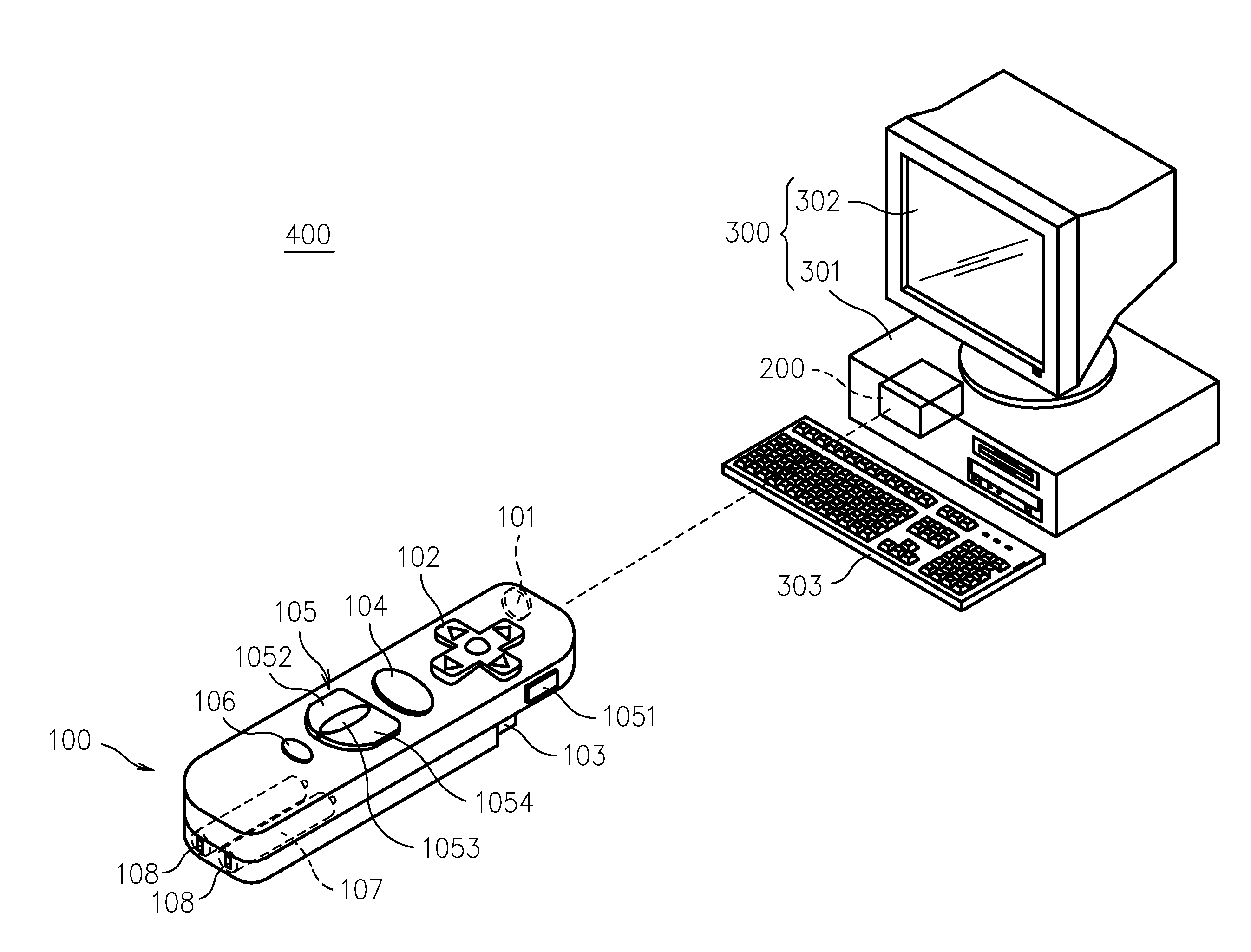 Input control apparatus and an interactive system using the same