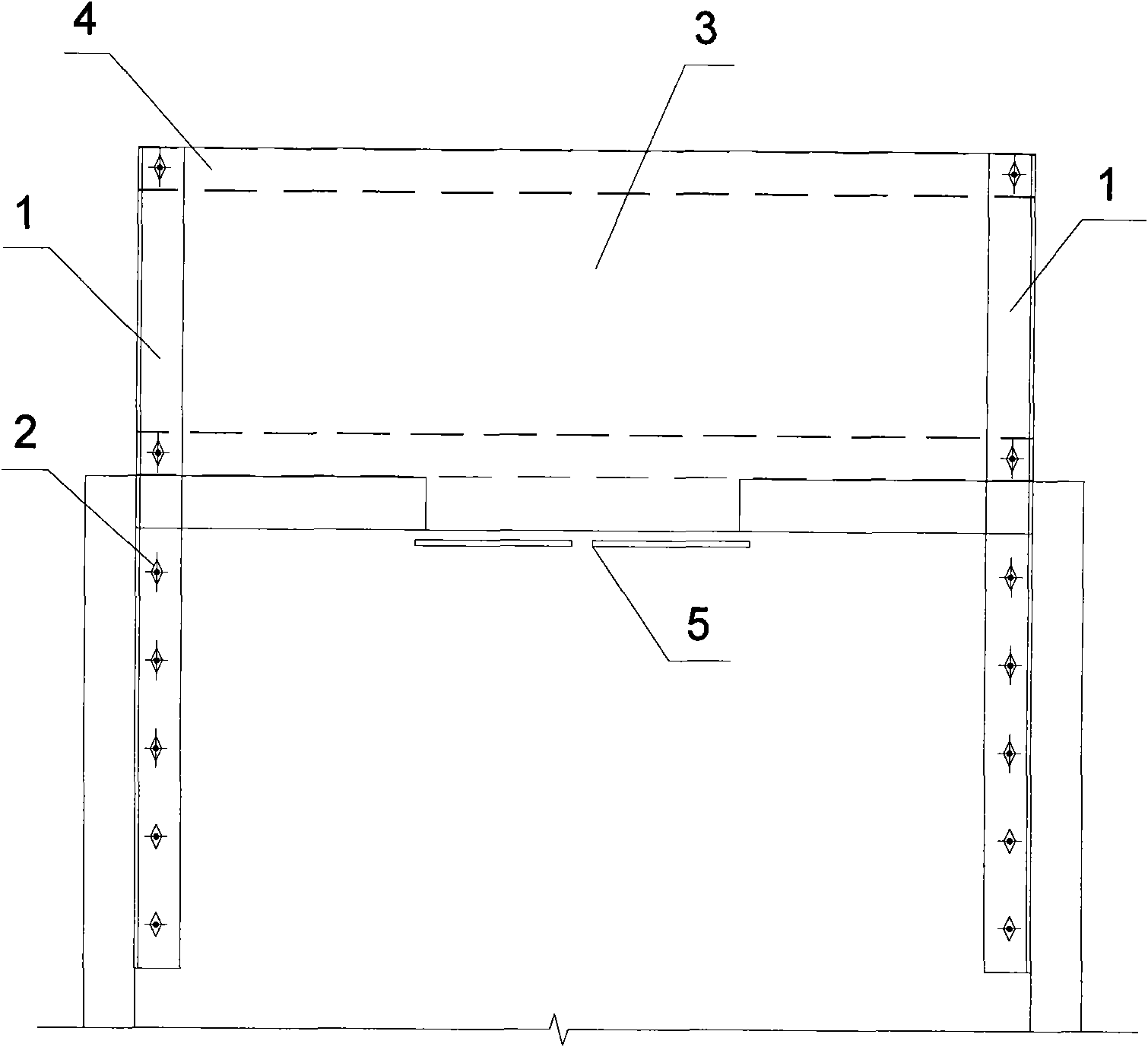 Current building renovation external energy-saving balcony structure system