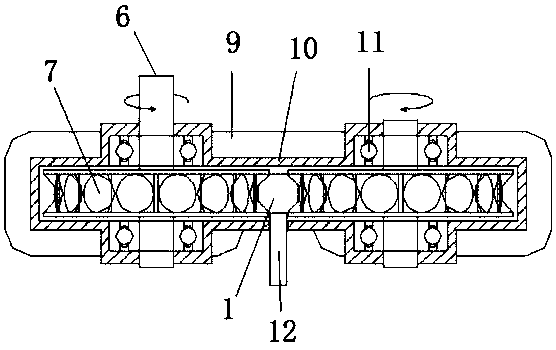 Ball push transmission device