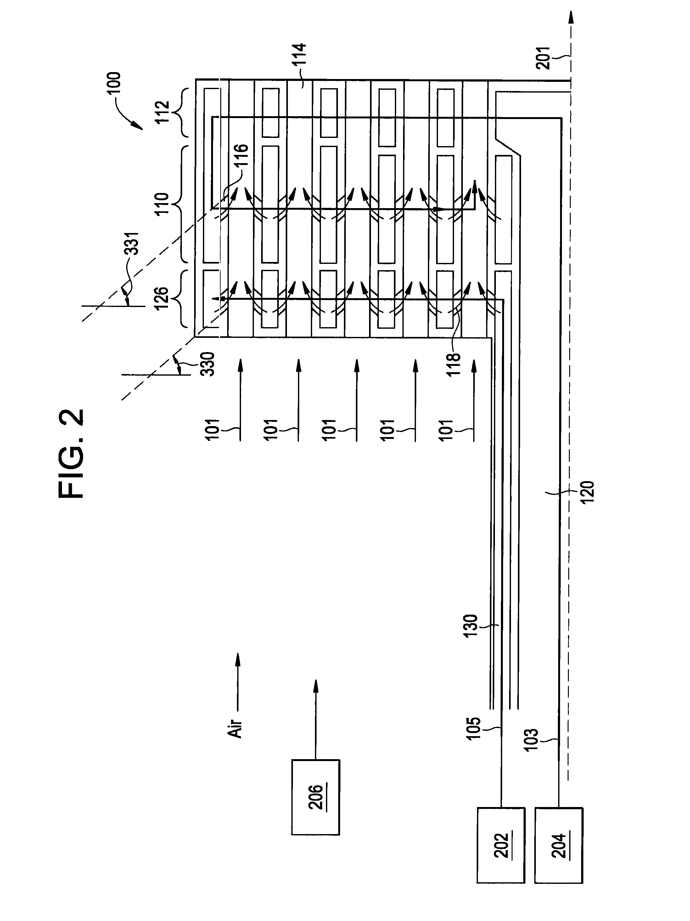 Staged Multi-Tube Premixing Injector