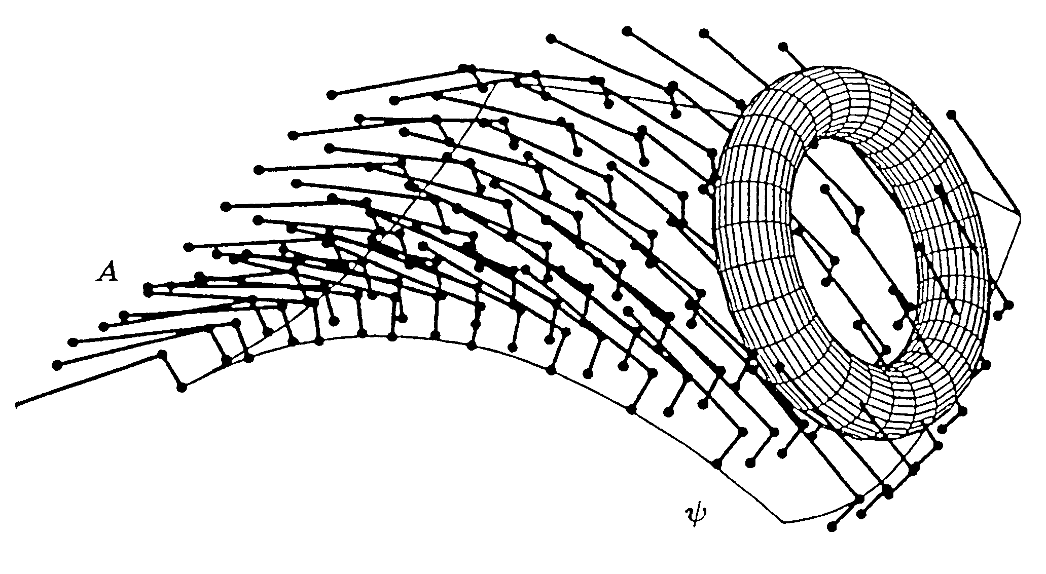 Method for processing work pieces by removing material