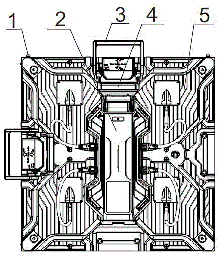 Pre-maintenance LED display screen and maintaining method thereof