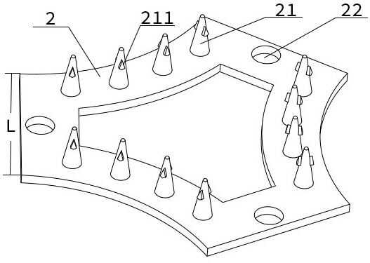 Side slope protection connecting plate, ecological protection slope and construction method of ecological protection slope