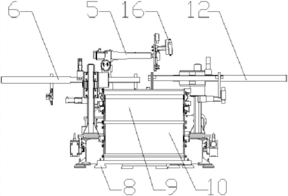 Automatic anode pipe winding machine and application method thereof