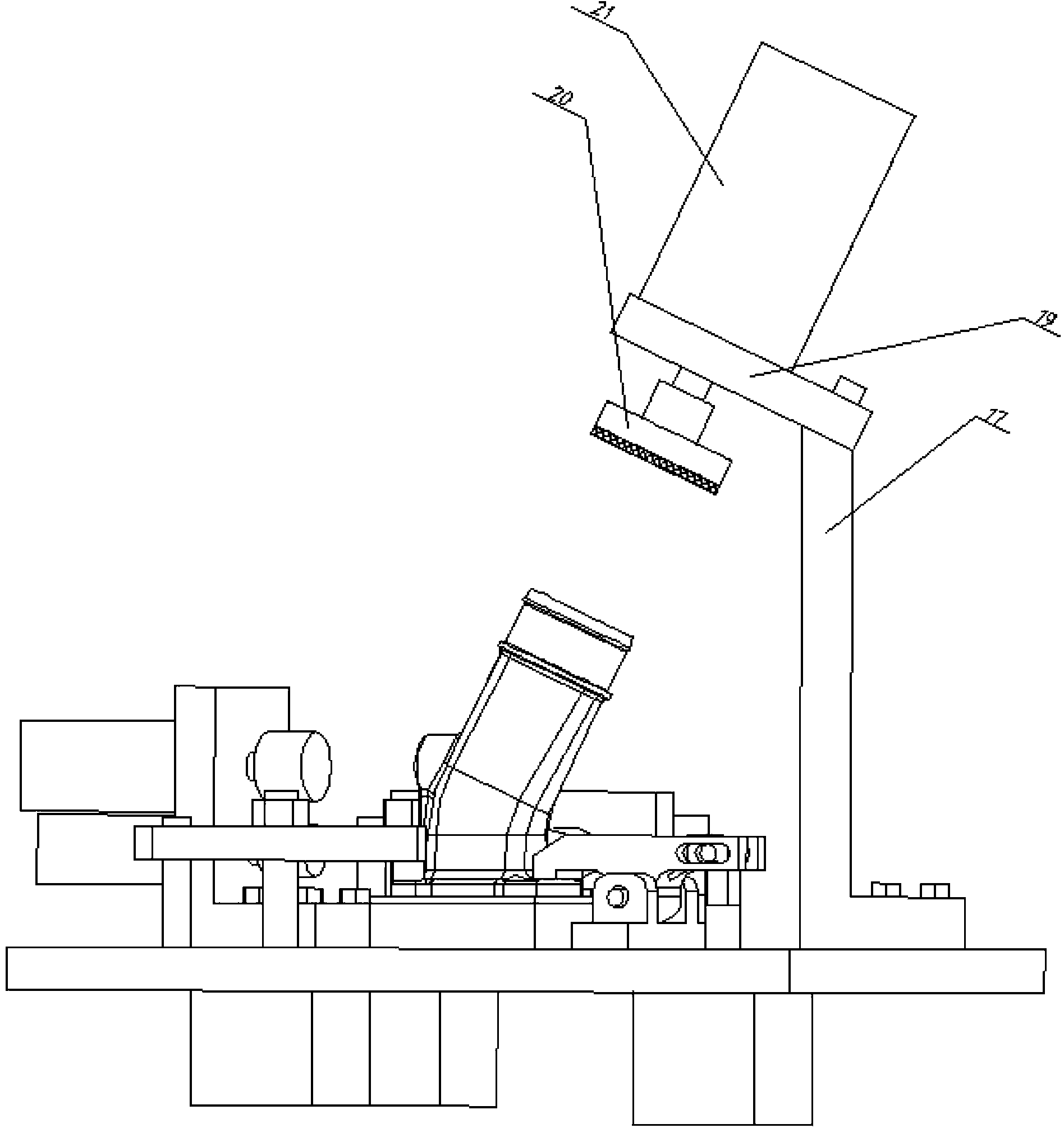 Pneumatic air-tight test device for water inlet pipe