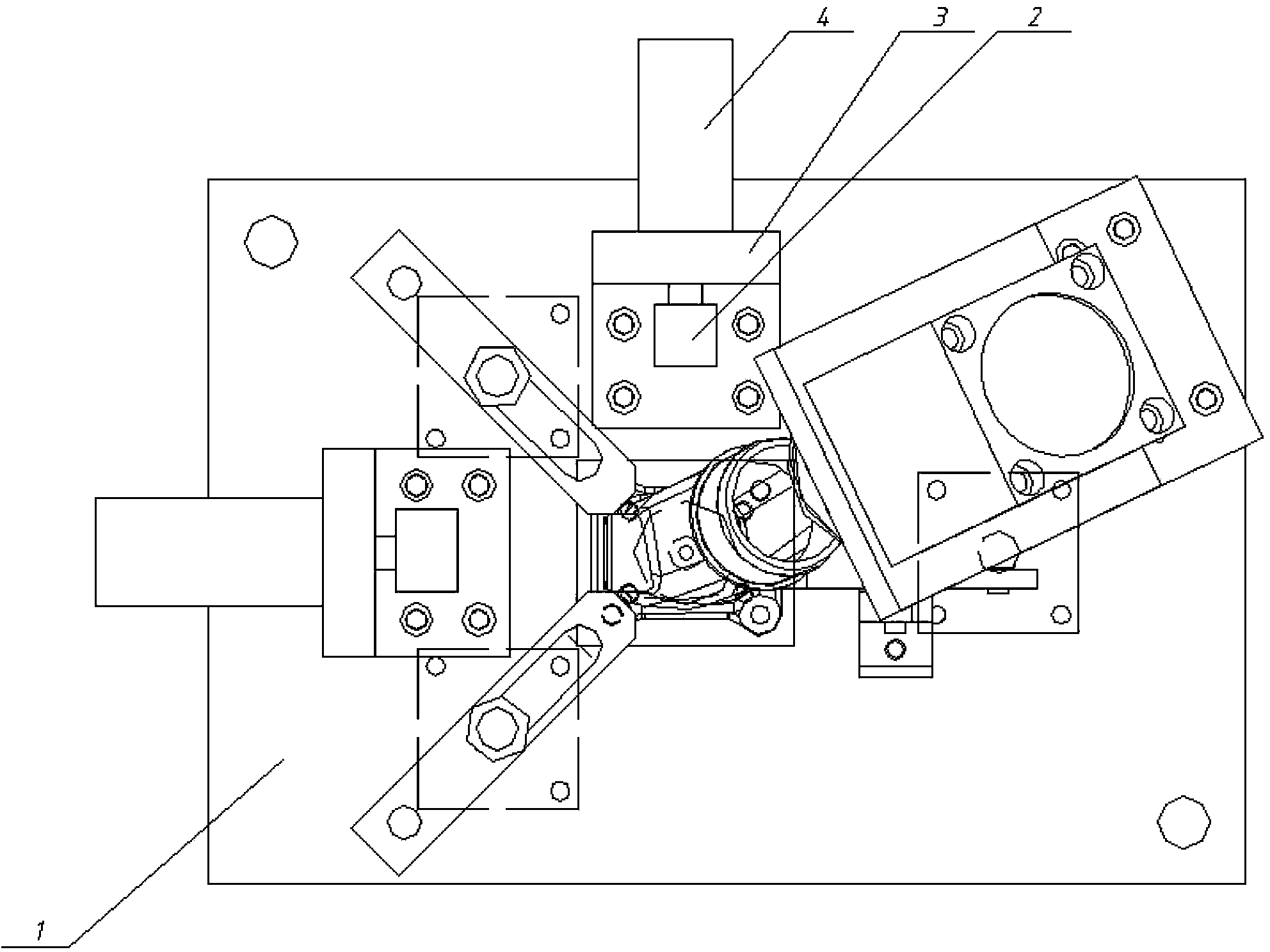 Pneumatic air-tight test device for water inlet pipe