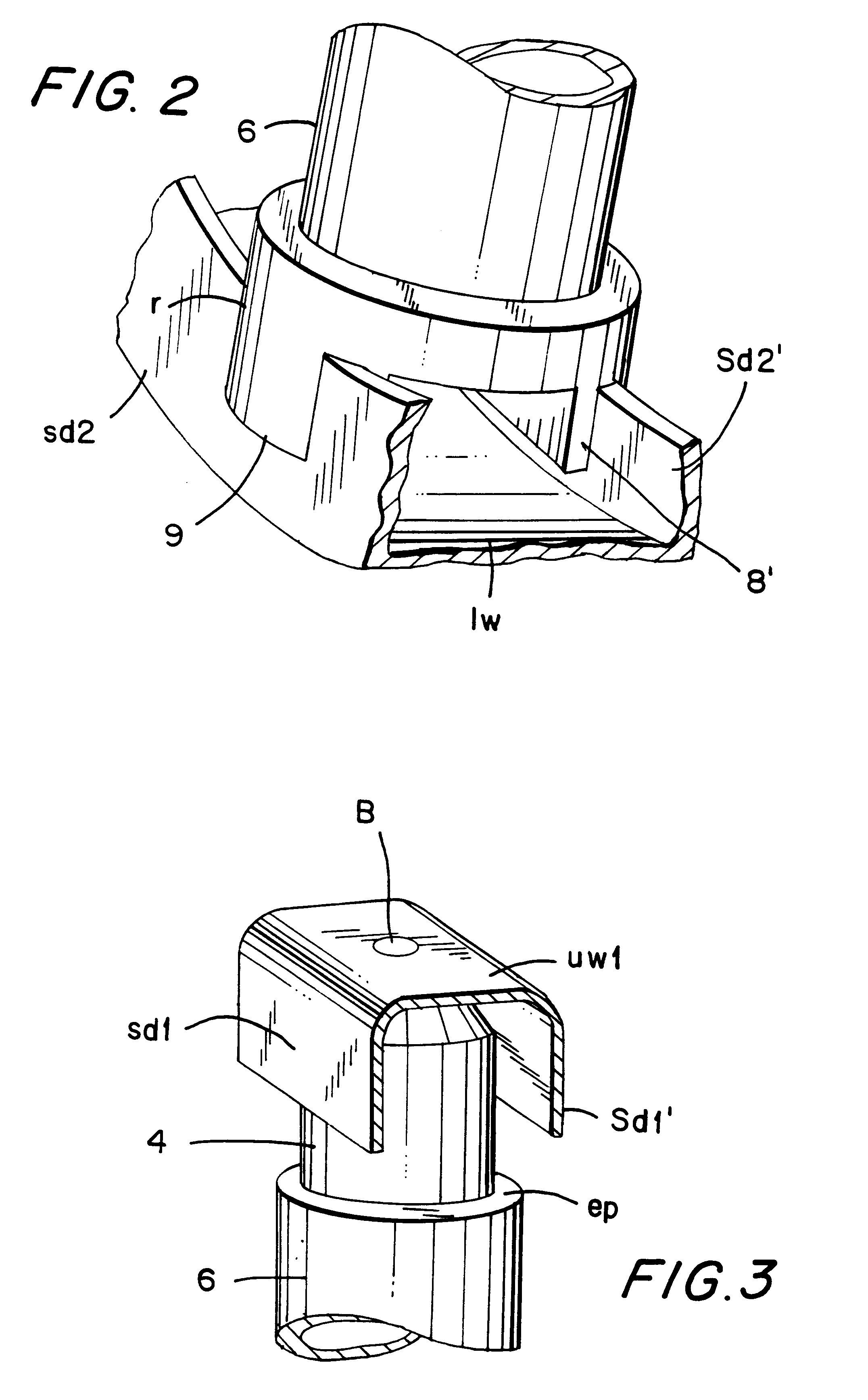 Reversible fulcrum for a strut