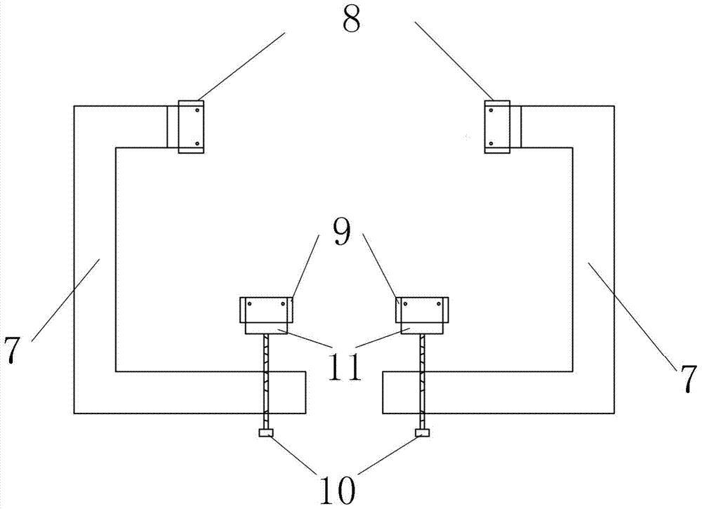 A frame dismantling device for aluminum frames of solar modules and its operating method