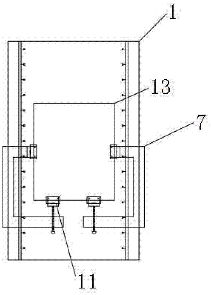 A frame dismantling device for aluminum frames of solar modules and its operating method