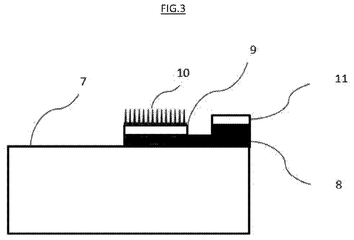 Device for measuring the firing rate of shots fired by a barrel of a weapon