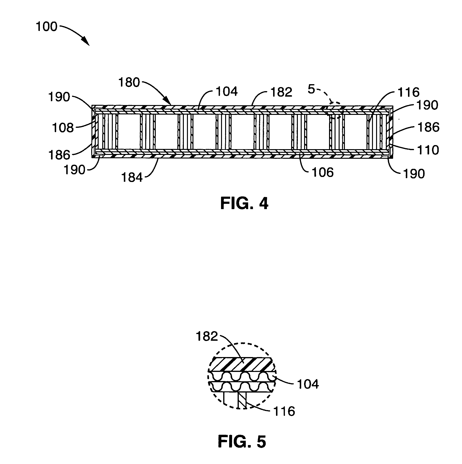 Encapsulated load-securement bulkhead and method of manufacture