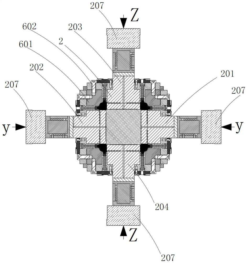 Rock seepage characteristic testing device and method under coupling of thermal shock and dynamic shock