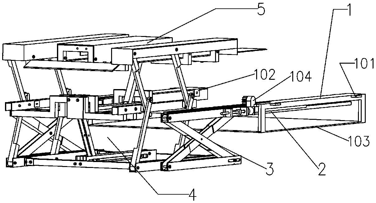 Full-automatic barrier-free passing device capable of being used for bus