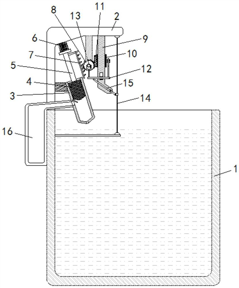 Ligand modified myricetin liposome particle size control device