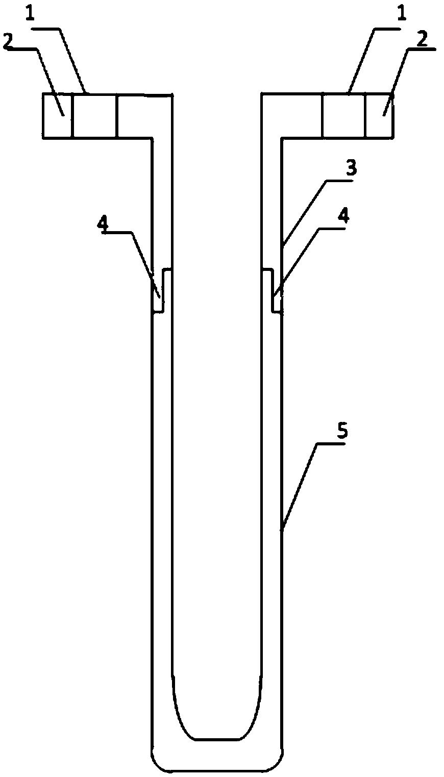 Radiation monitoring instrument protection device and installing method thereof