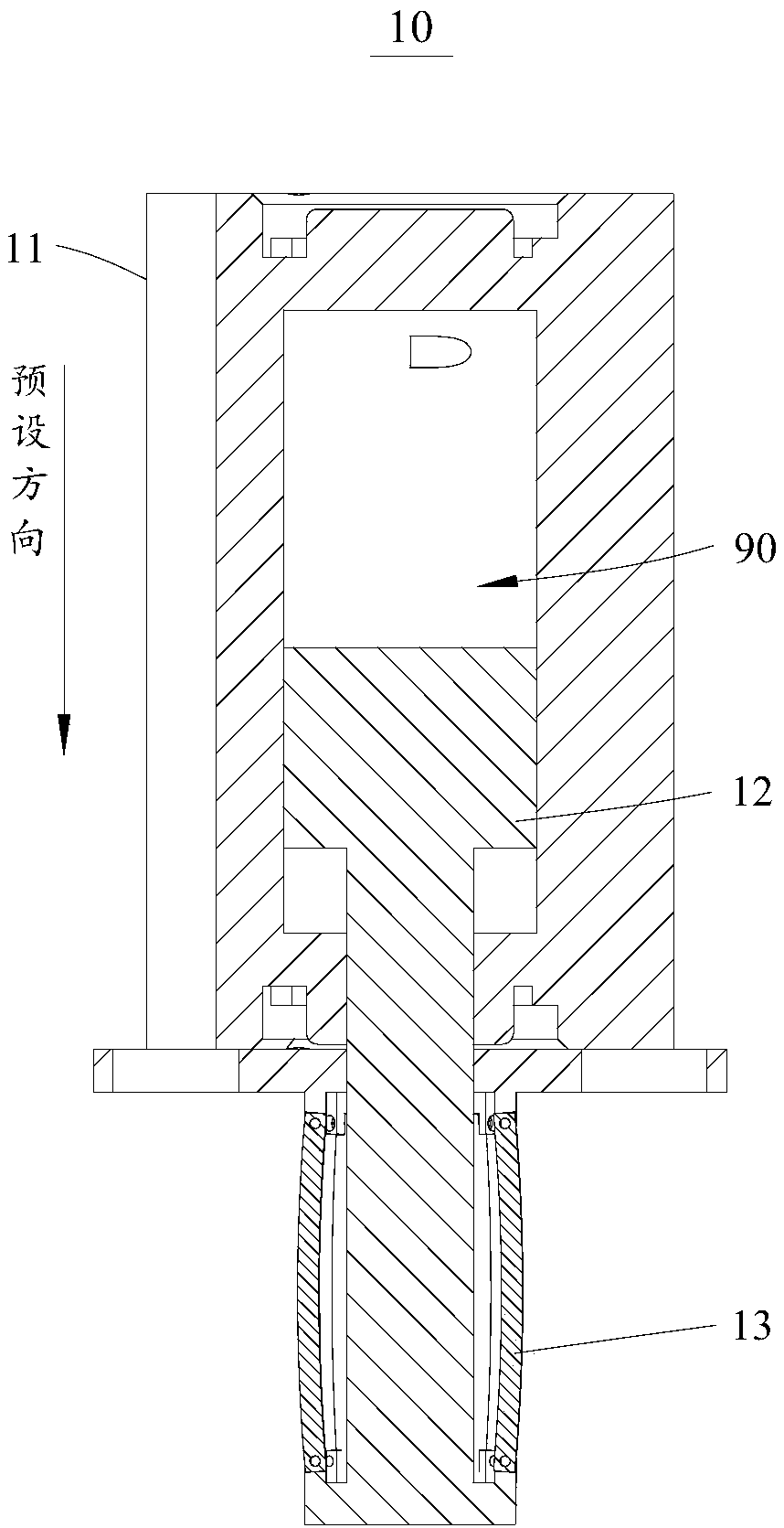 Internal support clamp and clamping device