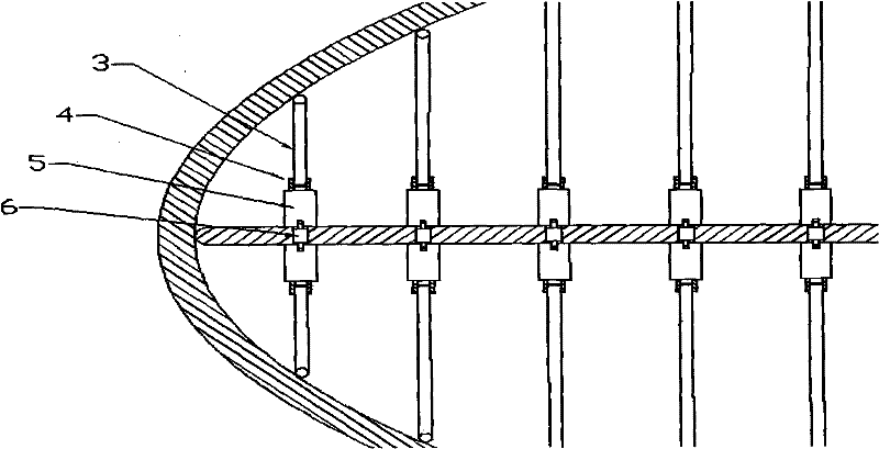 Device for adjusting wing surface of wing wind tunnel blowing model and adjustment method