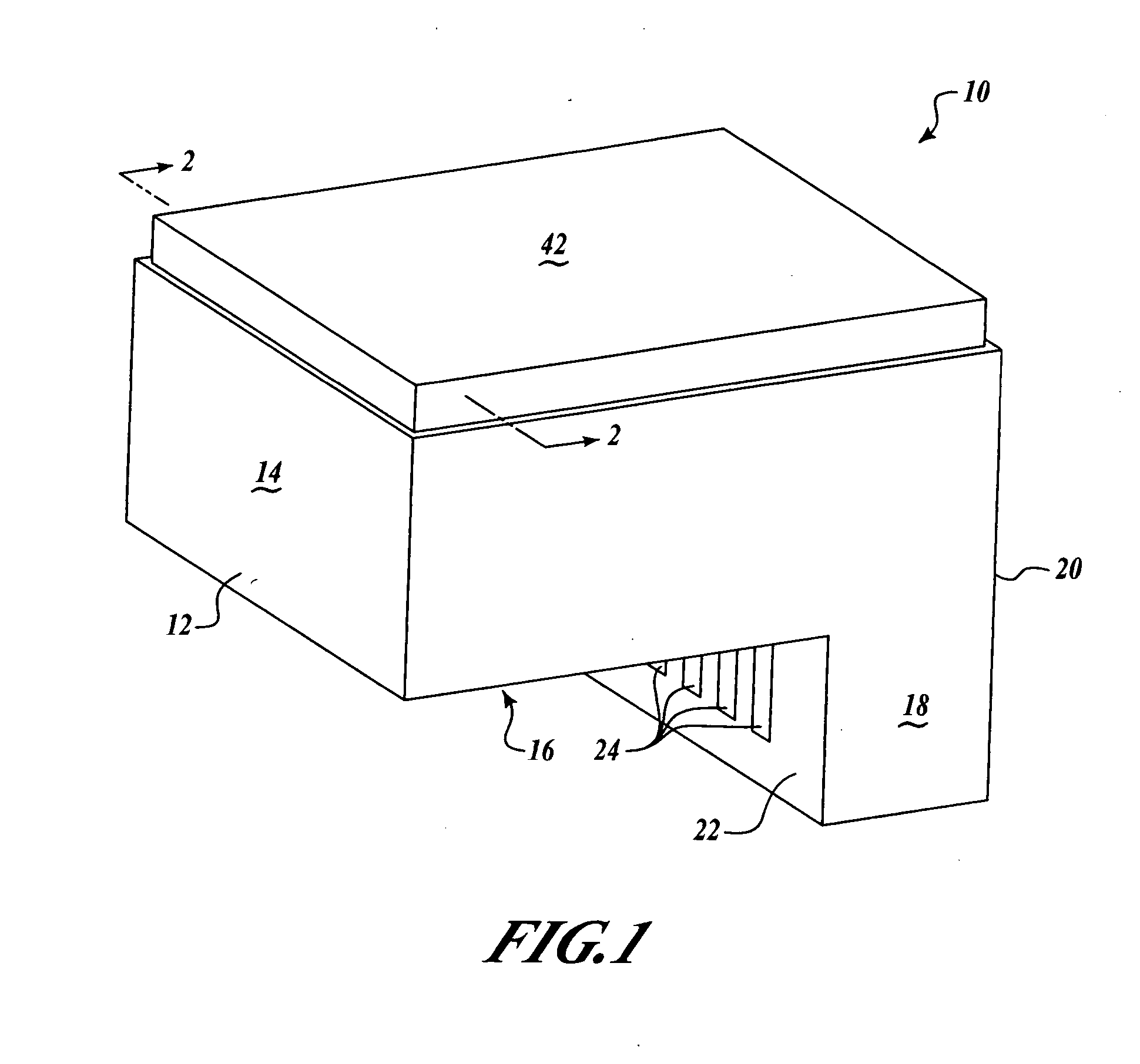 Miniature package for translation of sensor sense axis