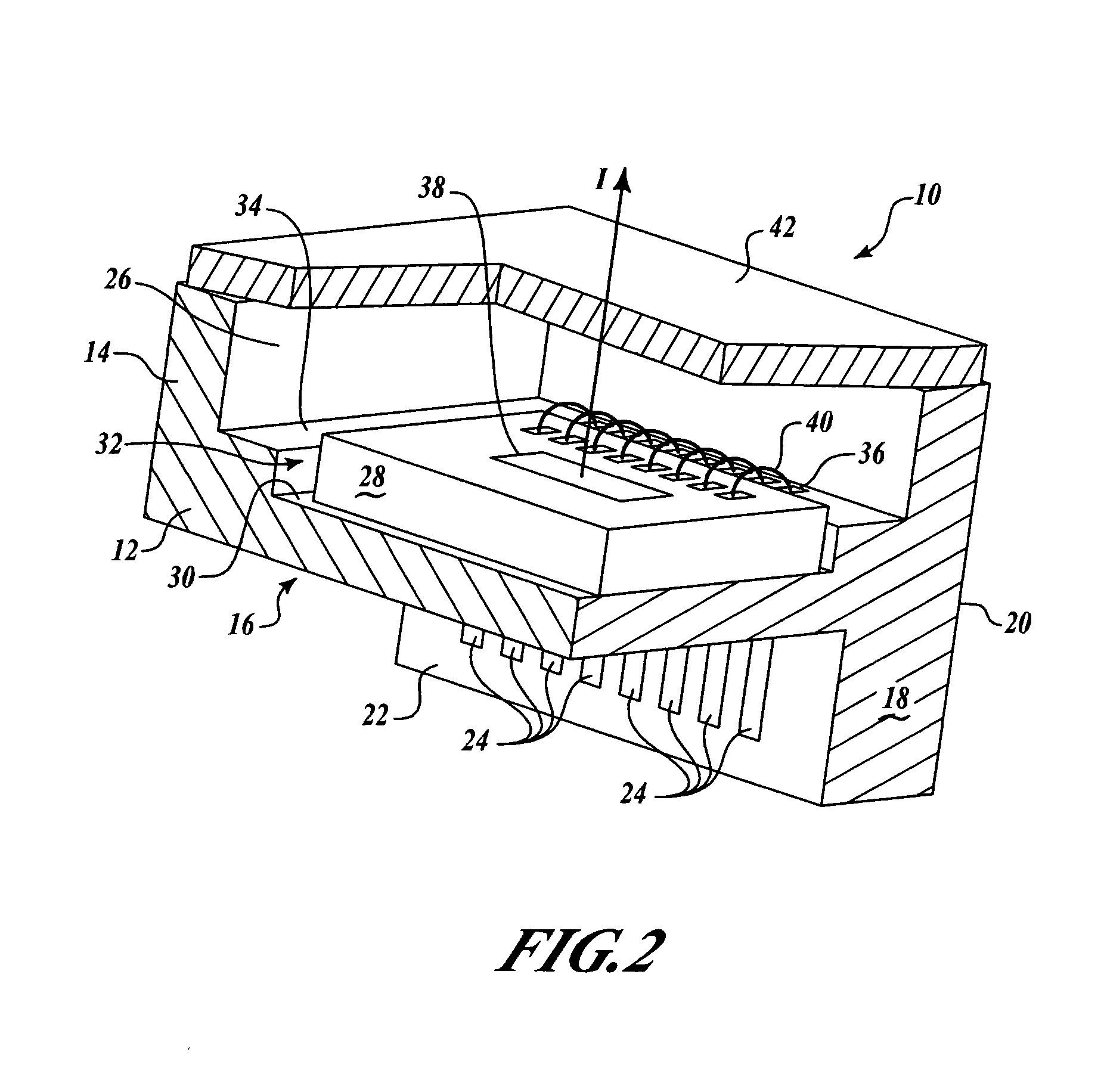 Miniature package for translation of sensor sense axis