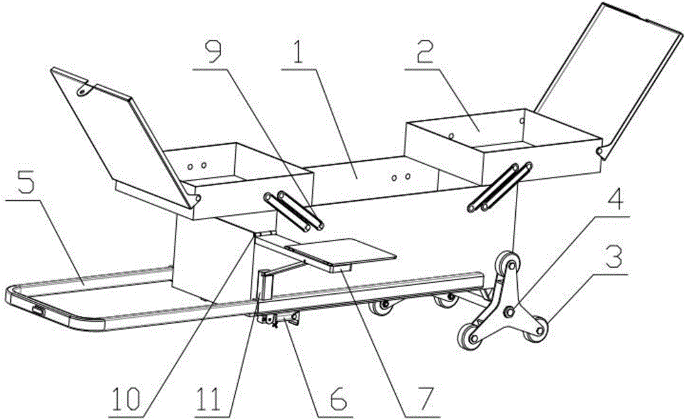 Movable multi-functional tool kit