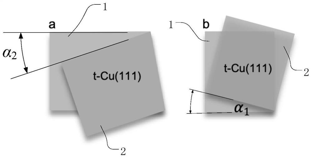 A method for preparing a large-scale two-dimensional single crystal stack with interlayer corners