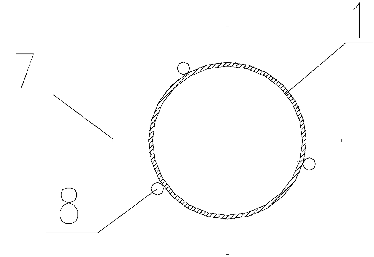 Concrete filled steel tube composite pile foundation and construction method