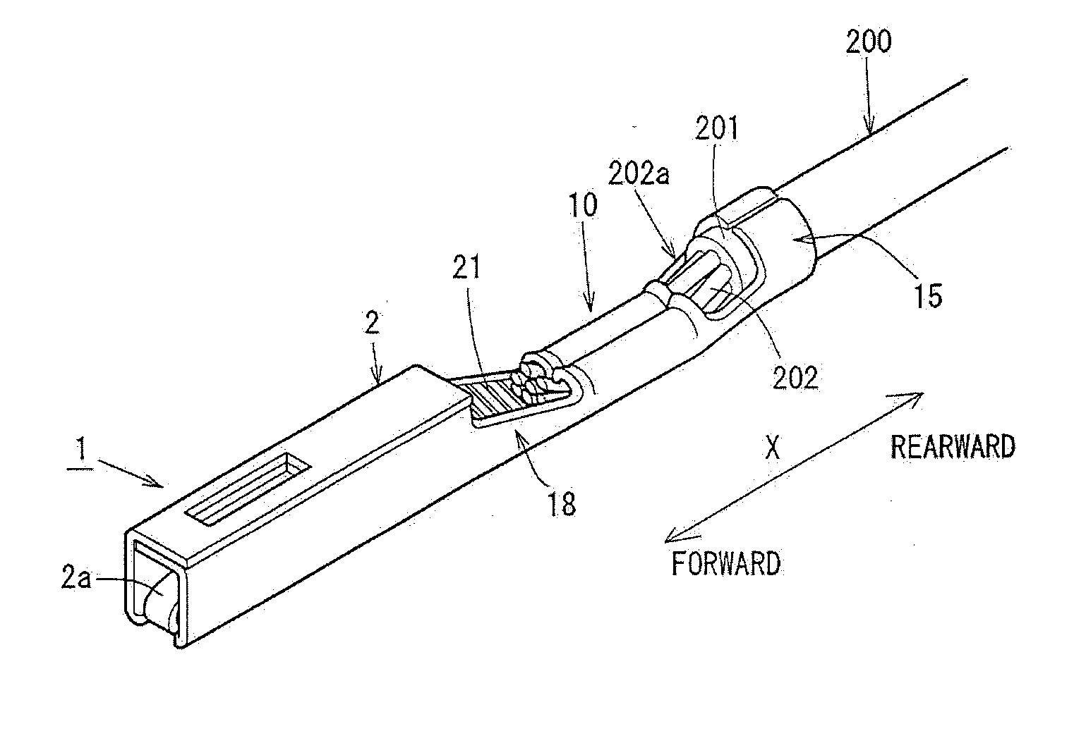 Crimp terminal, connection structural body and method for producing the crimp terminal