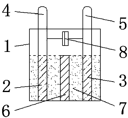 Safety lead storage battery