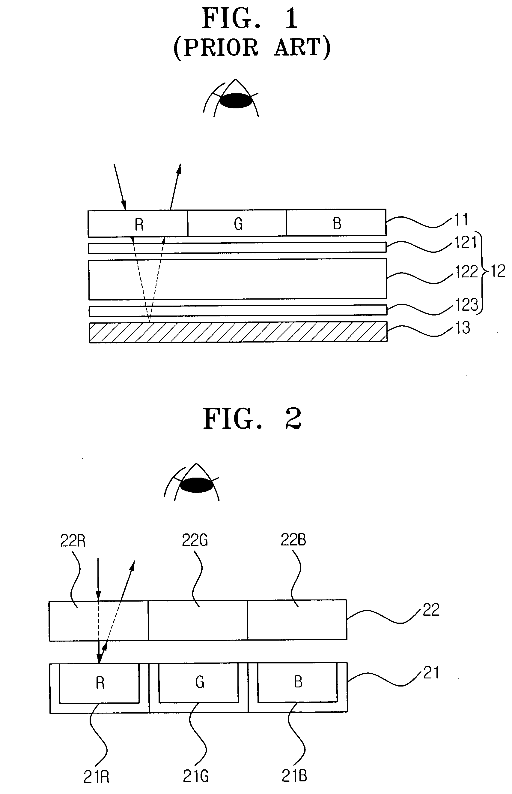 Reflective display device using photonic crystals