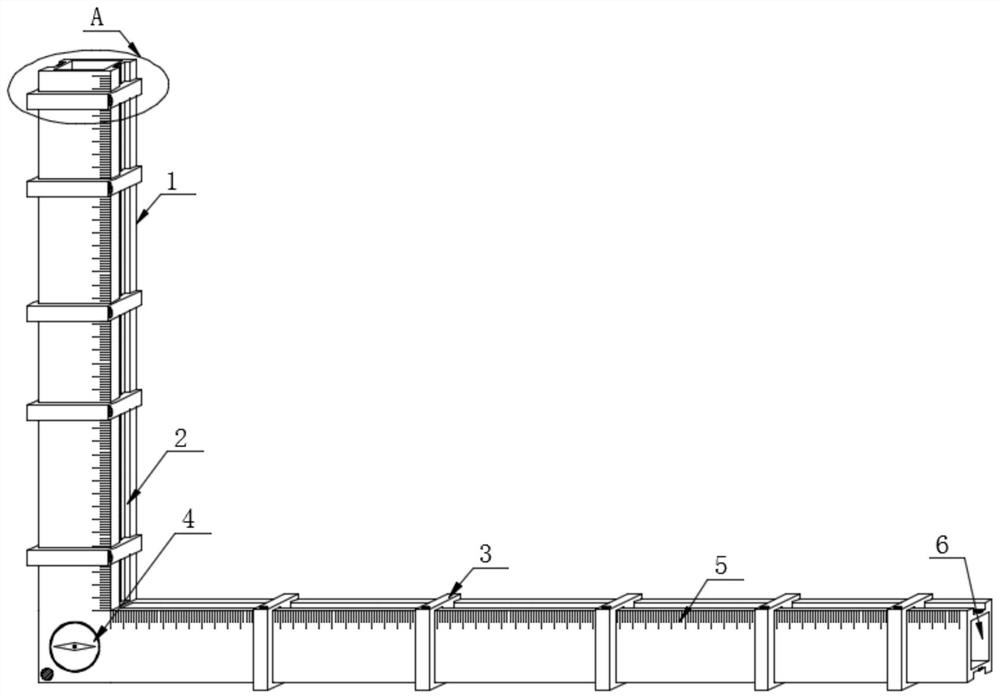 Laser identification installation positioning rule