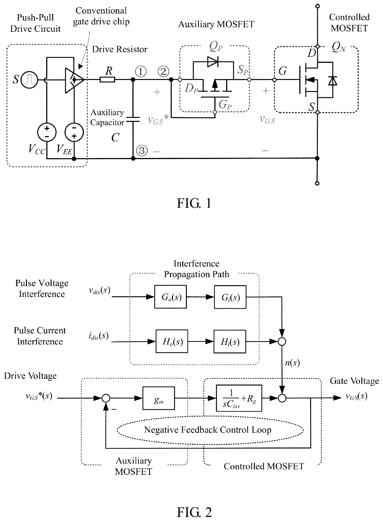 Power MOSFET Active Gate Drive Based on Negative Feedback Mechanism