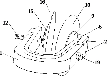 Vibration testing device and vibration simulation method for aircraft airfoil structure