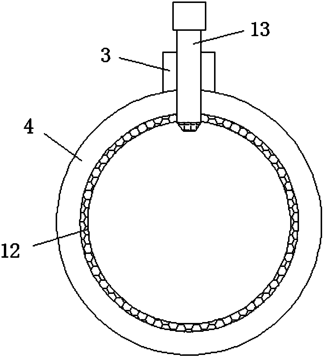 Hardware water pipe inner wall machining device