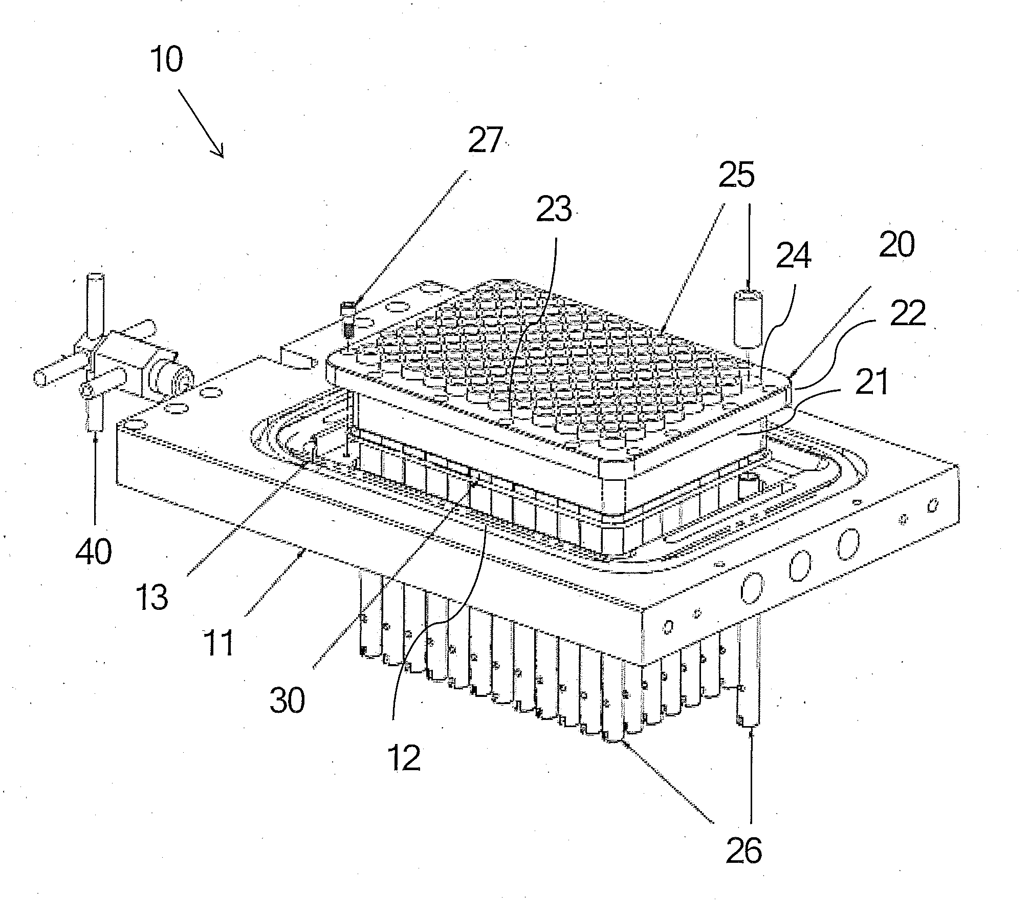 Multi-well manifold assembly system for oligonucleotide synthesis