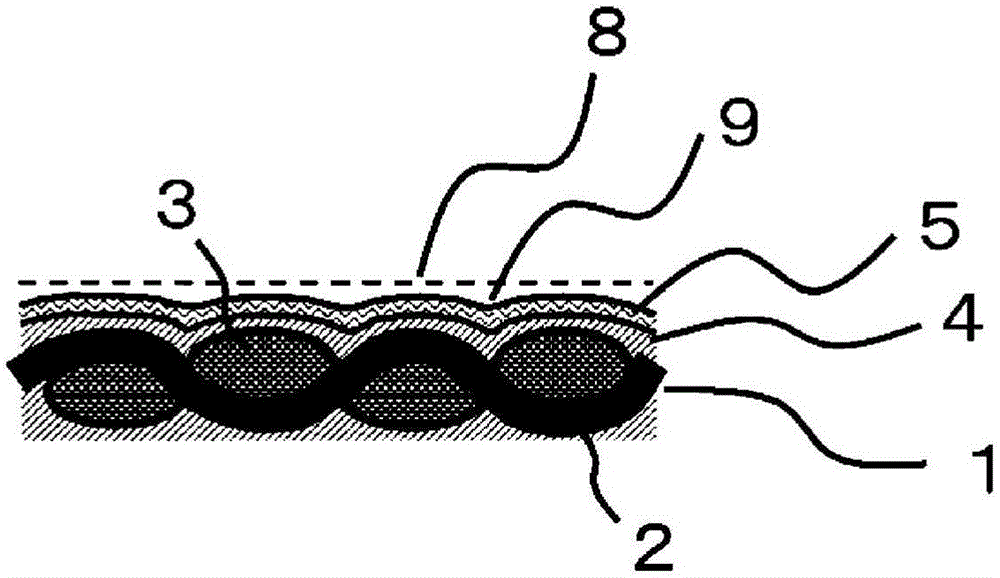 Coated fiber-reinforced resin molding and process for producing same