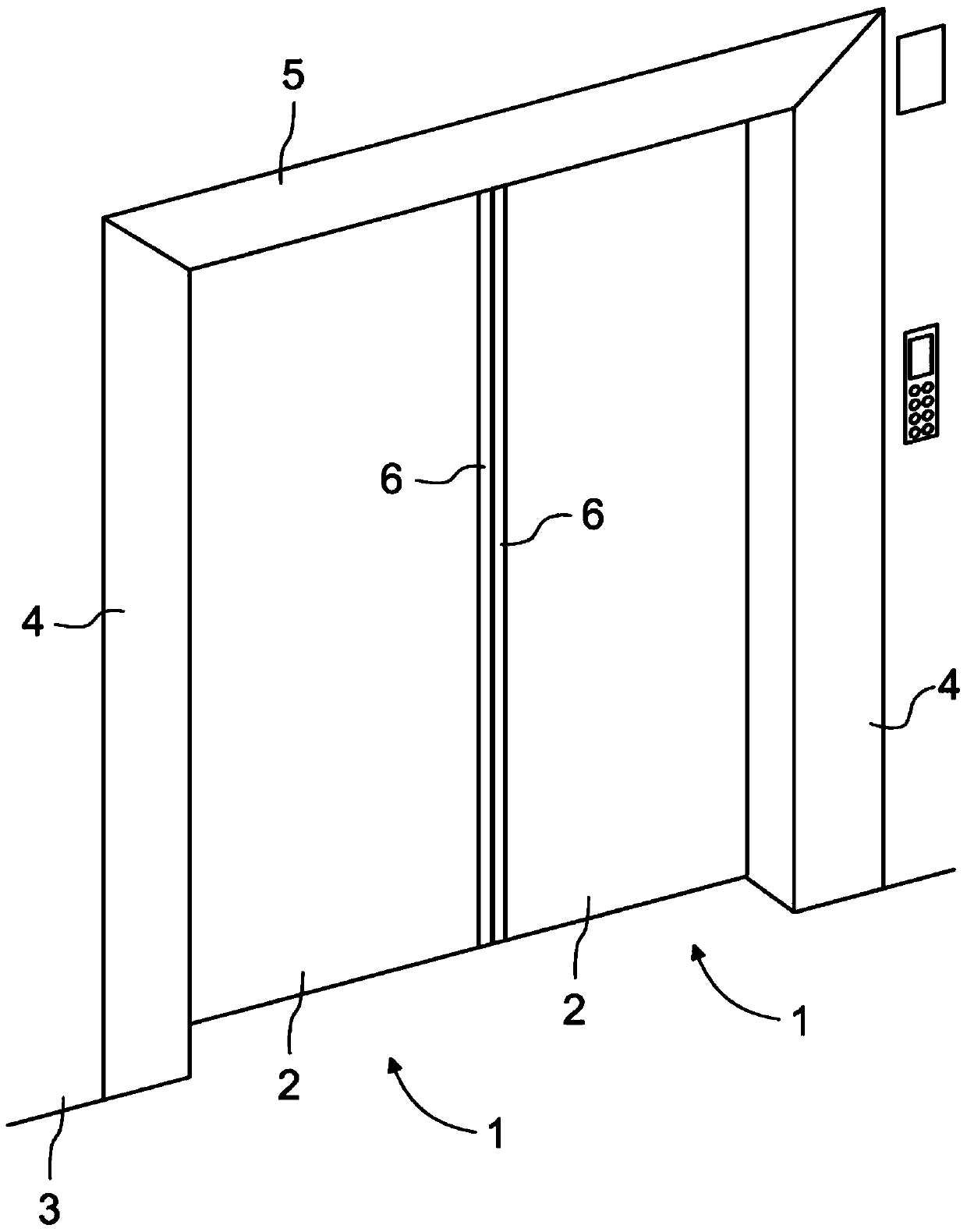 elevator hall door