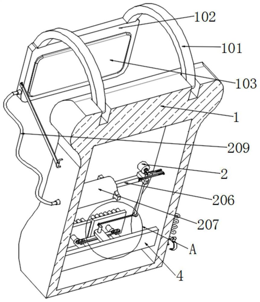 Cardiopulmonary exercise device used for old people, based on intelligent old care and having monitoring function