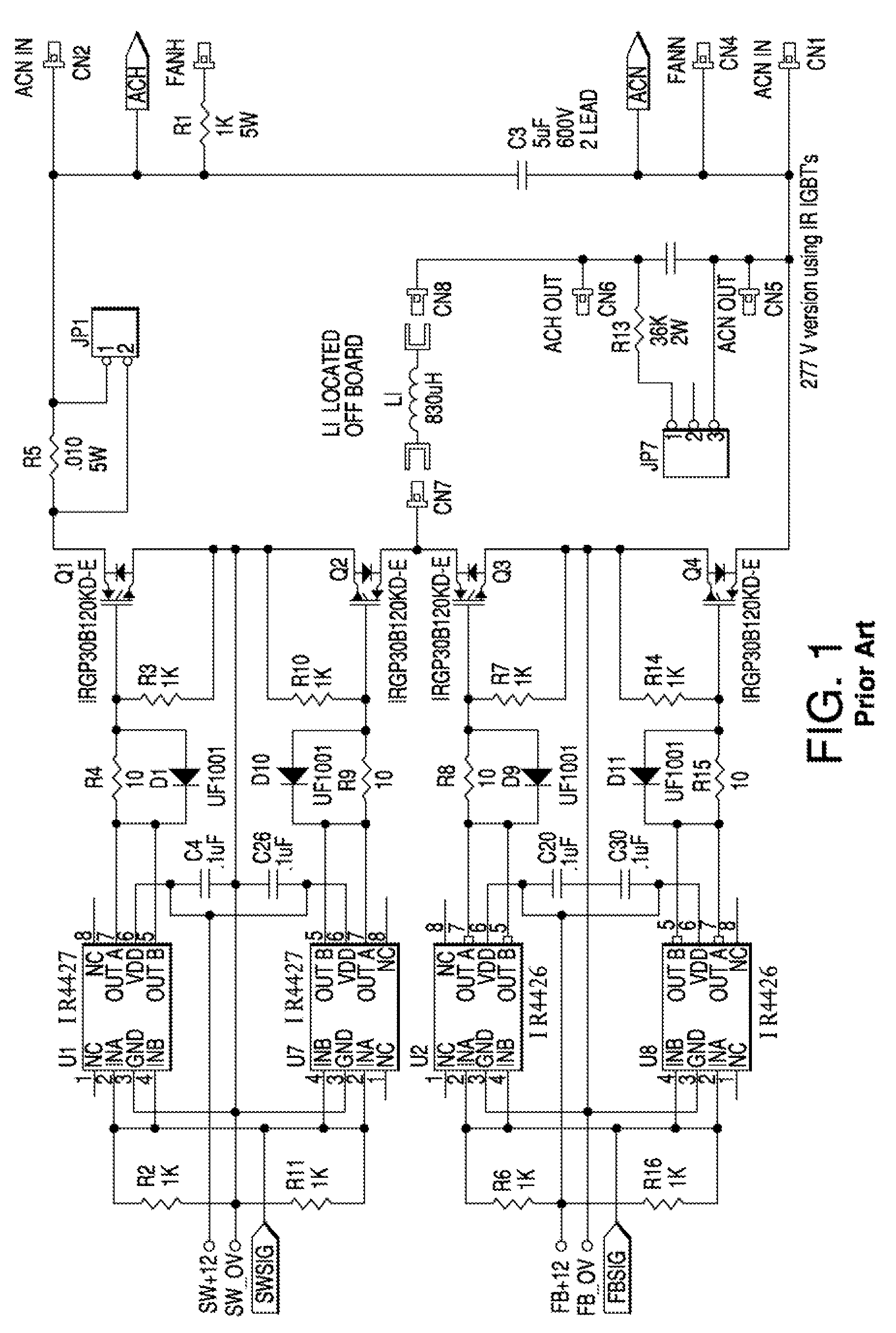 Sine wave lamp controller with active switch commutation and anti-flicker correction